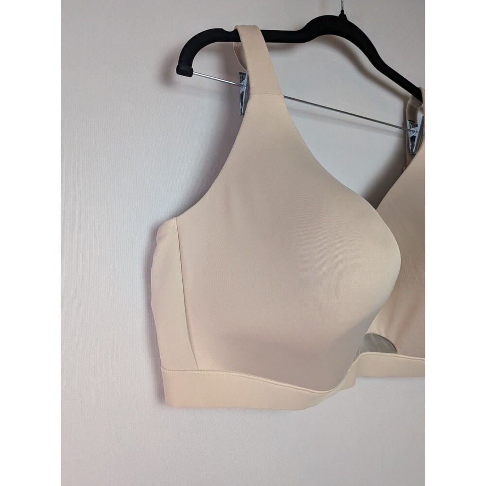Cacique Bra 48DDD Lightly Lined No-Wire Beige Tan Lane Bryant Wireless Plus Size - Picture 3 of 14